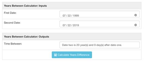 =2023-1974|Years Calculator: how many years between two dates。